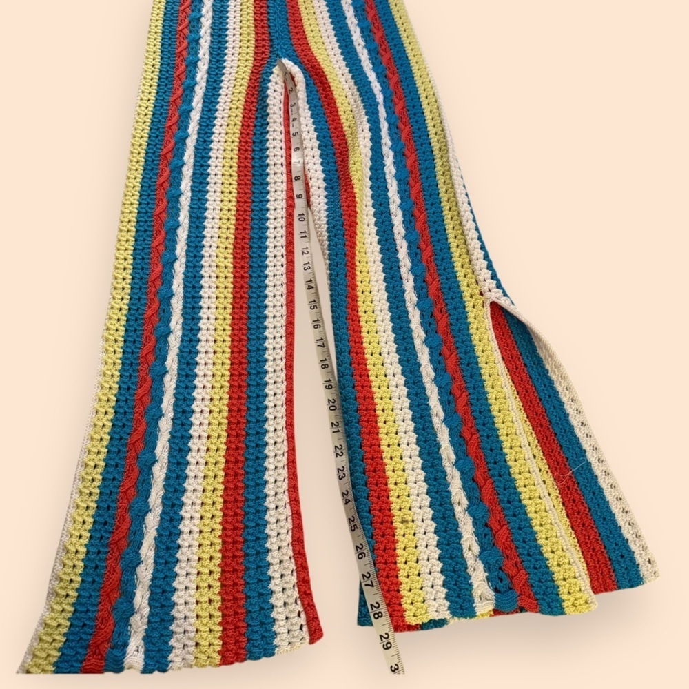 Solid & Striped colorful crochet knit Lola pants NWT $248 - Picture 7 of 12